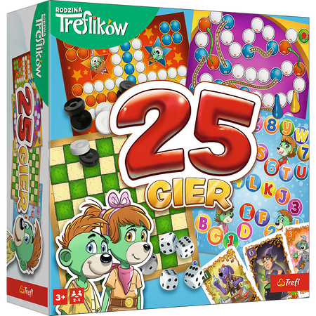 Gra rodzinna Kalejdoskop 25 gier Rodzina Treflików Trefl 02824