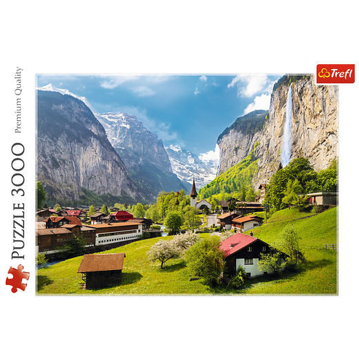Puzzle - 3000 - Lauterbrunnen - Szwajcaria - Trefl 33076