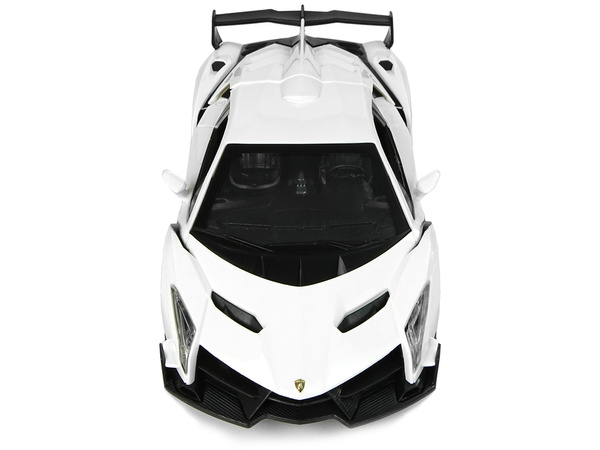 Auto Sportowe R/C 1:24 Lamborghini Veneno Białe 2.4 G Światła 