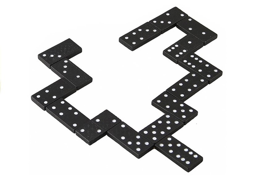 Gra Domino w Drewnianym Pudełku 28 Elementy 