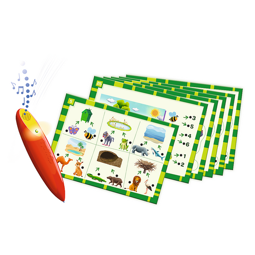 Gra edukacyjna dla dzieci Zwierzęta Magiczny ołówek Trefl 02111