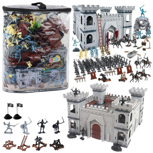 Siedziba Piracka Zamek Figurki Rycerzy Piratów Broń Akcesoria 311el