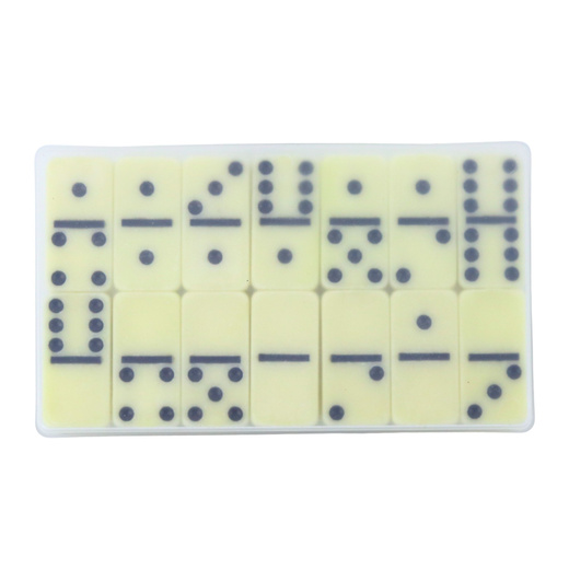 Klasyczna Gra Domino Tradycyjne Szóstkowe Etui 28 Kamieni