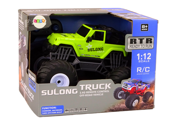 Auto Terenowe Zdalnie Sterowane 2.4G RC 1:12 Zielony 