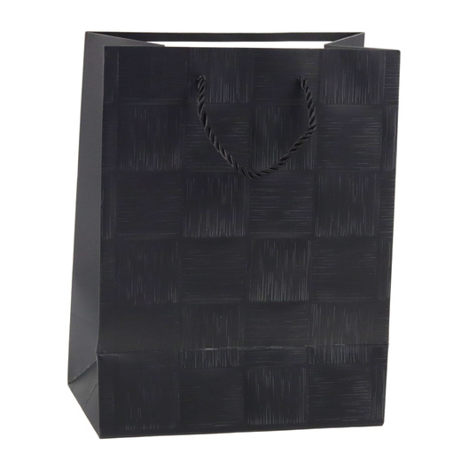 Torba Prezentowa Kwadraty Strukturalne Elegancka  23 x 18 x 10 cm