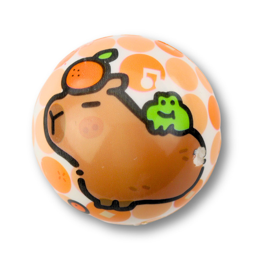 Piłka Piłeczka Piankowa Do Odbijania Zabawy Kapibara 6,5 cm 