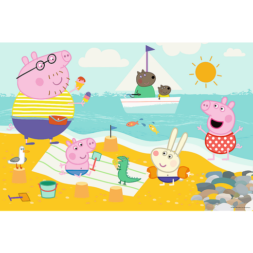 41010 "24 SUPER MAXI - Radosny dzień Peppy" / Peppa Pig FSC Mix 70% 41010