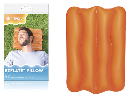 Dmuchana Poduszka 38 x 25 cm Pomarańczowa  Bestway 52127