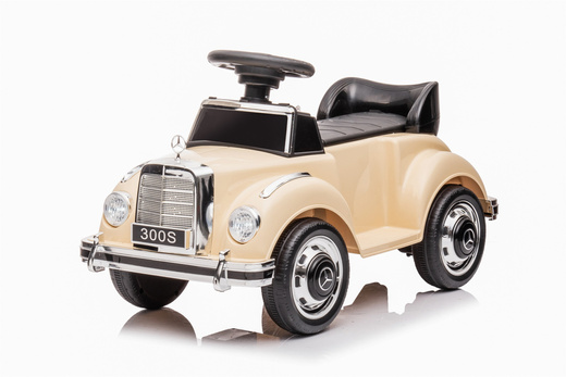 Jeździk Na Akumulator Mercedes 300S Beżowy 
