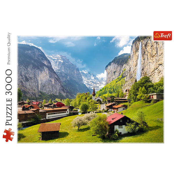 Puzzle - 3000 - Lauterbrunnen - Szwajcaria - Trefl 33076