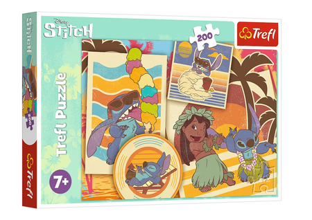 Puzzle - 200 - Muzyczny świat Lilo and Stitch - Disney Lilo and Stitch Trefl 13304