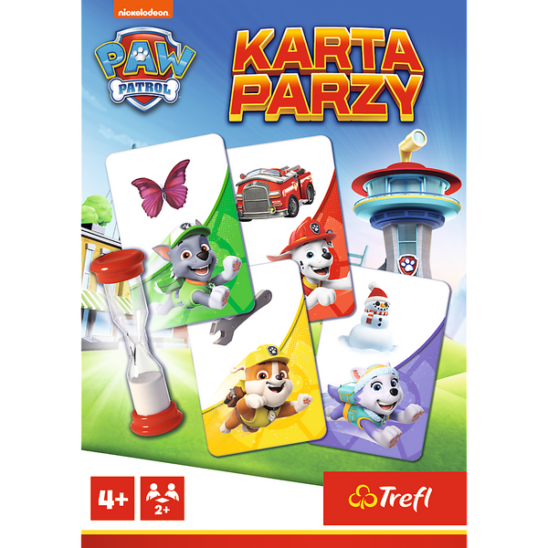 Gra podróżna Karta Parzy Psi Patrol Trefl 02691 