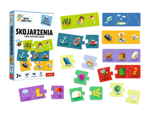 Gra edukacyjna Skojarzenia Mały Odkrywca Trefl 02808