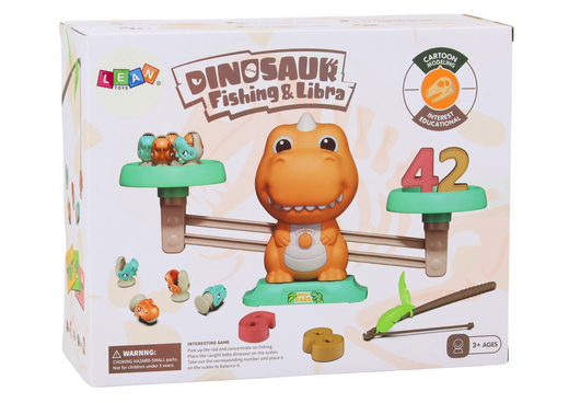 Nauka Liczenia Gra Edukacyjna Waga Szalkowa Dinozaury Matematyka Karty 