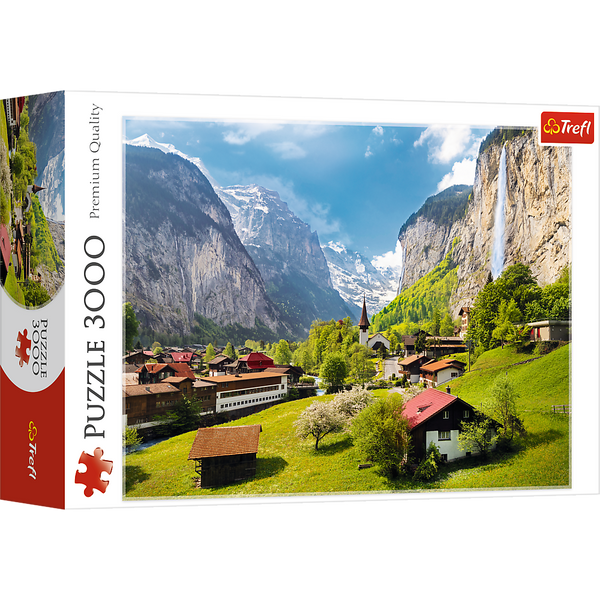 Puzzle - 3000 - Lauterbrunnen - Szwajcaria - Trefl 33076