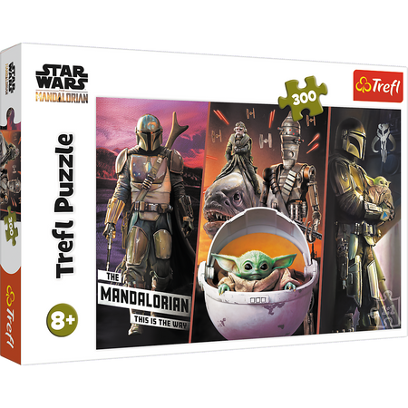 Puzzle - 300 - Tajemniczy Baby Yoda - Gwiezdne wojny - STAR WARS - Trefl 23002