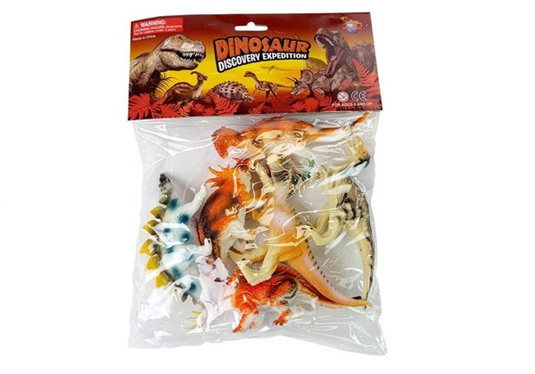 Zestaw Figurki Dinozaurów 10 cm 6 sztuk