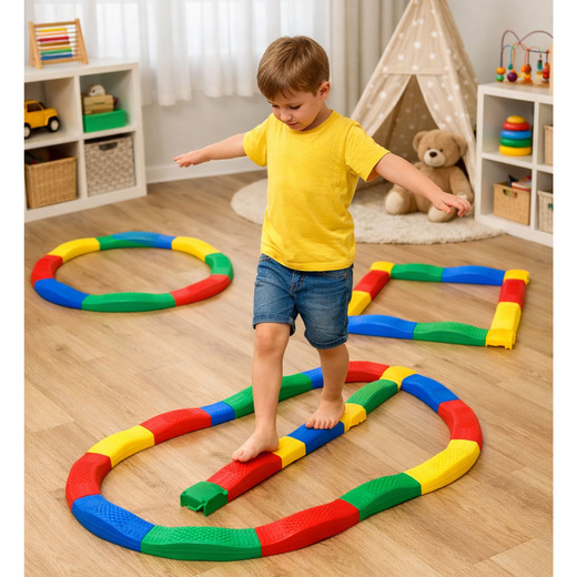 Ścieżka Sensoryczna Deski Równoważne 16 Desek Łączenia Antypoślizgi