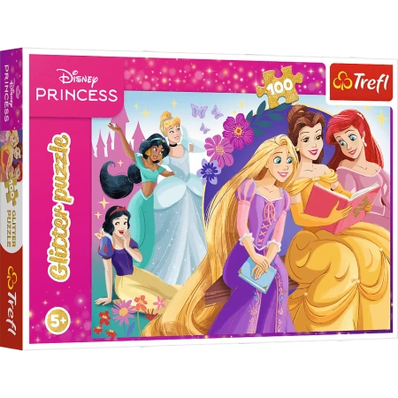 Puzzle - 100 Glitter - Blask magii przyjaźni - Dinsey - Trefl 14834