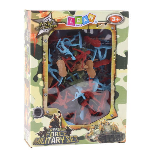 Duży Zestaw Żołnierzyków Militarny Wojsko Armia Figurki 