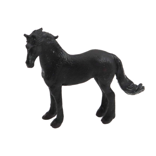 Zestaw Mini Figurki Konie Rasy Brązowy Czarny Szary 5-6cm 6szt 