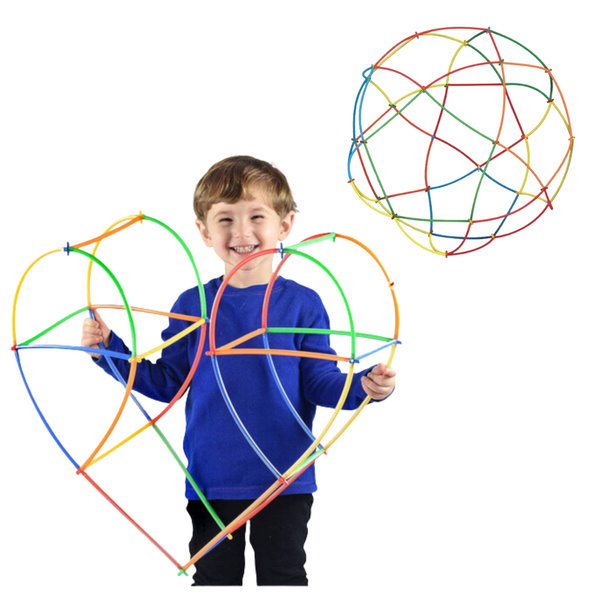 Klocki Konstrukcyjne Słomki Straws 3D 4D W Kuferku Kolorowe 1000 el. 