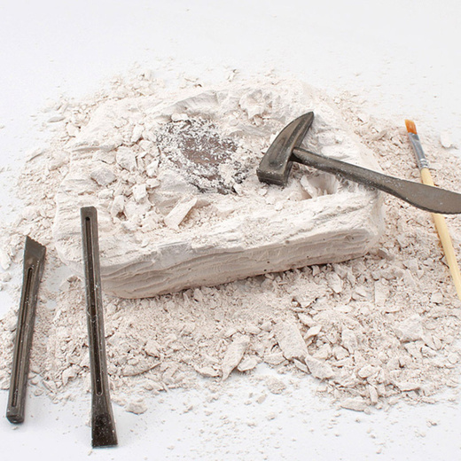 Zestaw Paleontologiczny Wykopaliska Blok Gipsowy Narzędzia 