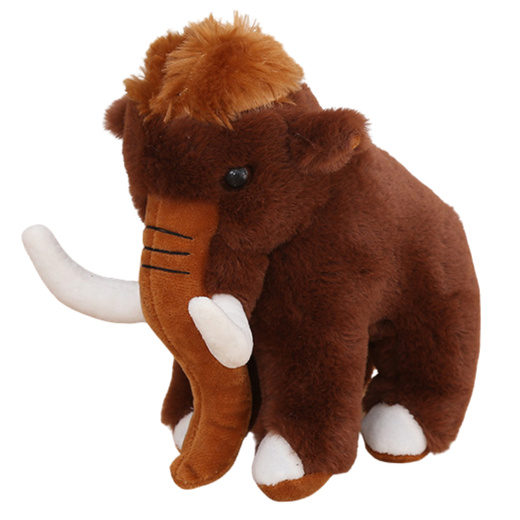 Pluszowa Maskotka Przytulanka Mamut Brązowy 20cm 