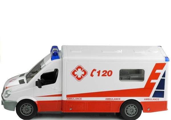 Ambulans Karetka Pogotowia Sterowana na Pilot 1:18