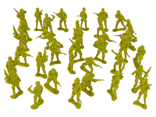 Zestaw Militarny Żołnierze 72 Elementy 