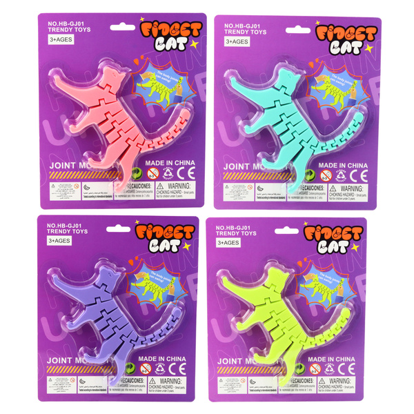 Kot Puzzle Fidget 3D Układanka Elastyczny Do Wyginania Mix 