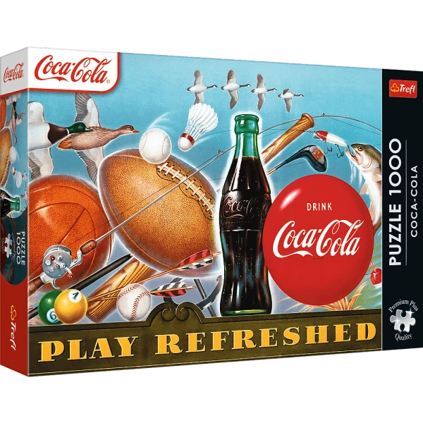 Puzzle - 1000 Premium Plus - Coca-Cola: Chwila orzeźwienia - Trefl 12101