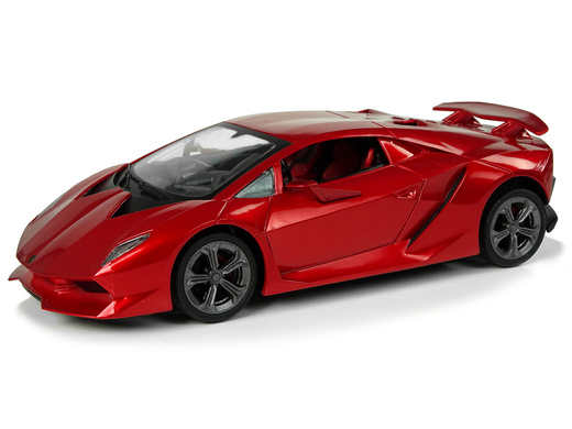 Auto Sportowe R/C 1:24  Lamborghini Czerwone 2.4 G Światła 