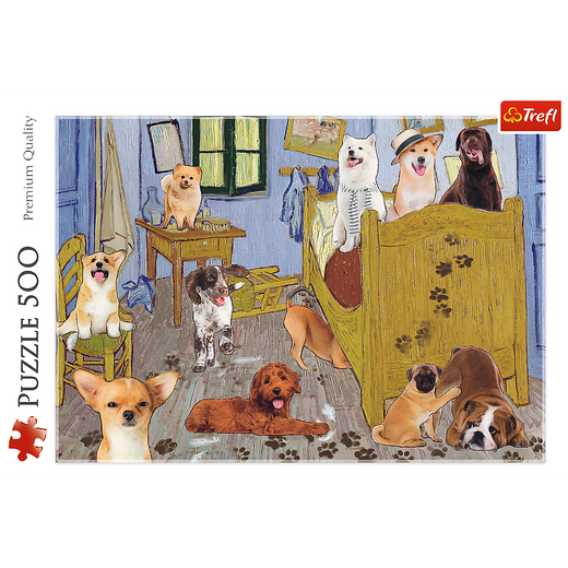 Puzzle - 500 - Pokój van Gogha - Psia Rewolucja - Trefl 37539
