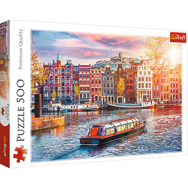 Puzzle - 500 - Amsterdam - Holandia - Trefl 37428
