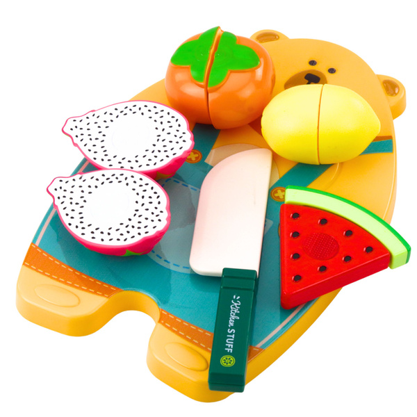 Zestaw Do Krojenia Owoce Deska Nóż Akcesoria Edukacyjne Dla Dzieci