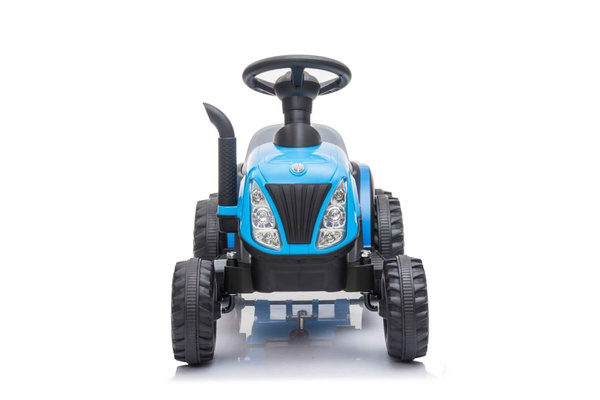 Traktor Na Akumulator z Przyczepą A009 Niebieski 