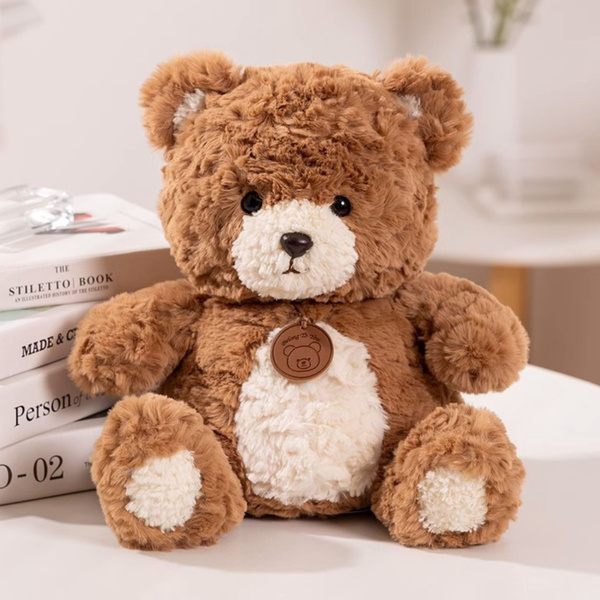 Pluszowa Maskotka Przytulanka Miś z Medalionem Brązowy 25cm 