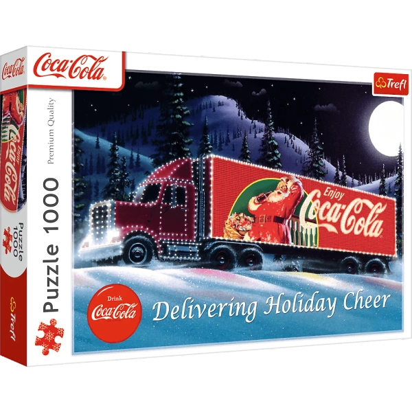 Puzzle - 1000 XMAS - Coca-Cola: Świąteczna Ciężarówka - Trefl 10941