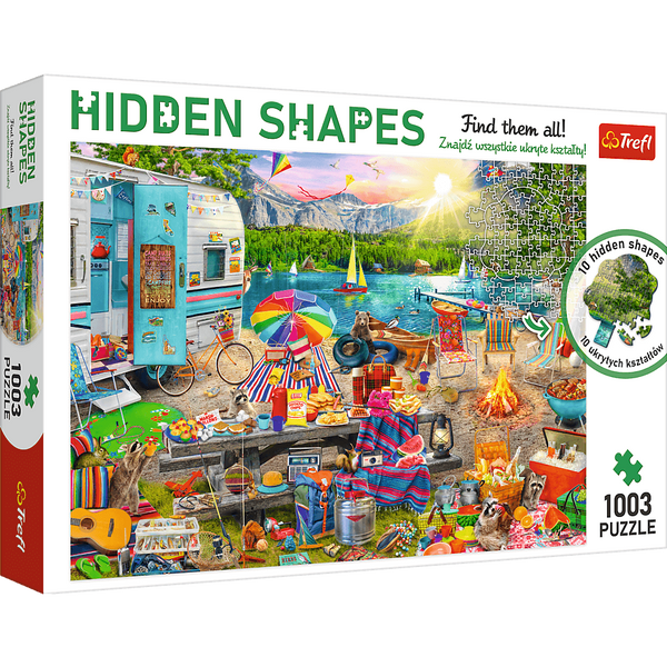 Puzzle Hidden Shapes - Wycieczka kamperem 10677