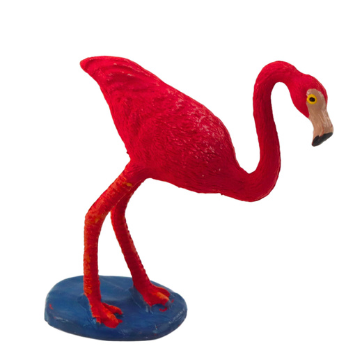 Zestaw Mini Figurki Ptaki Egzotyczne Papużki Flaming 5 el.