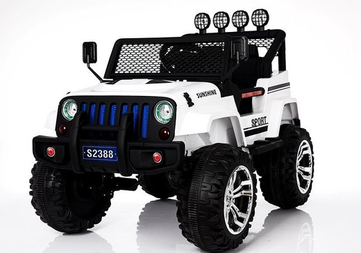 Auto na Akumulator S2388 Jeep Biały 4x45W