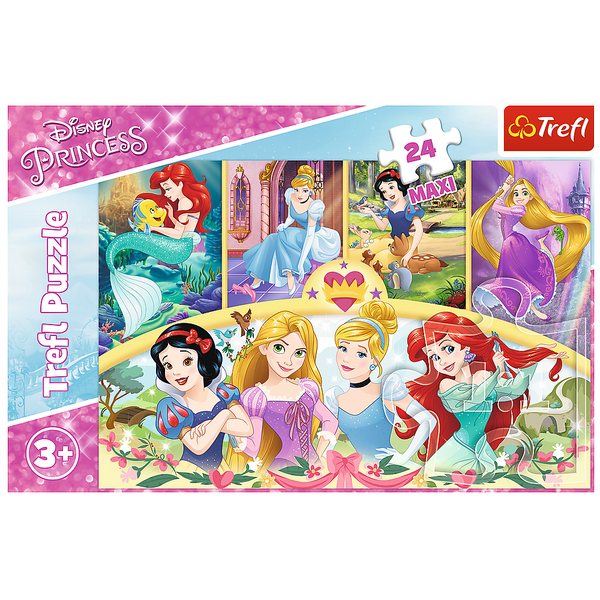 Puzzle - 24 Maxi - Magia wspomnień - Disney Princess - Trefl 14294