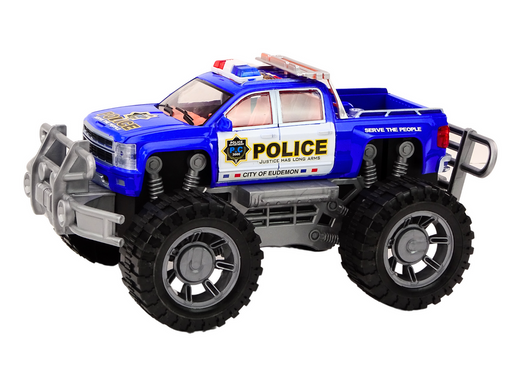 Samochód Policyjny Pickup Niebieski Terenowy Wóz Policji 