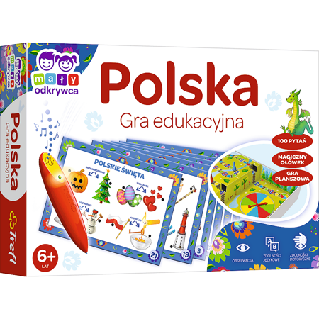 Gra Edukacyjna Polska Magiczny ołówek Trefl 02114