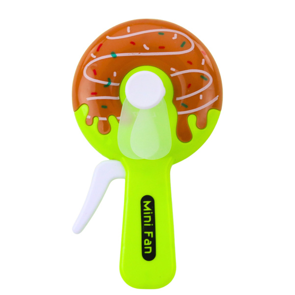 Wentylator Ręczny Mini Wiatraczek Pączek Donut Dla Dzieci  4 Wzory