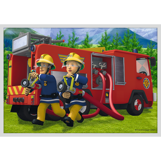 Puzzle - 10w1 - Poznaj ekipę ratunkową Sama / Prism AandD Fireman Sam 90382