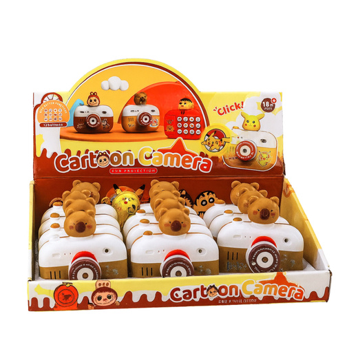 Aparat Interaktywny Kapibara Projektor Światła Dźwięki Smycz