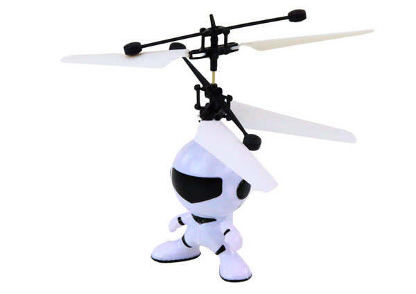 Latający Astronauta Sterowany Ręką Dron Helikopter Biały 