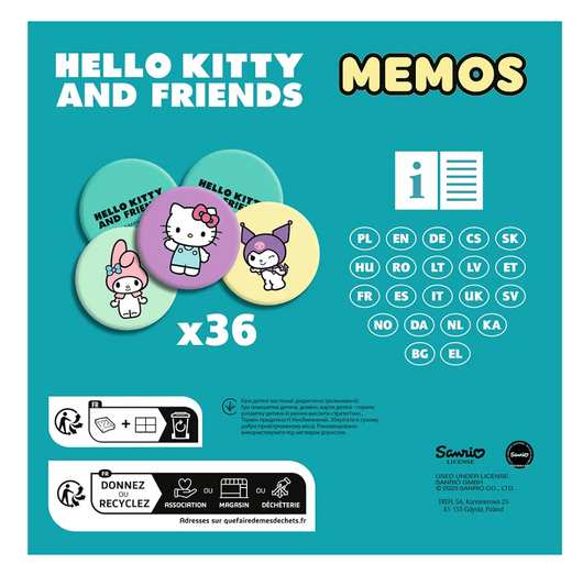 Gra dla dzieci Memos Hello Kitty Trefl 02898